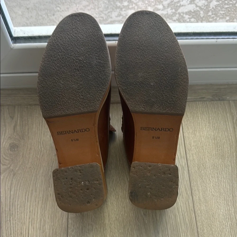 Women’s Brown Leather Slip-On Shoes - Picture 10 of 10
